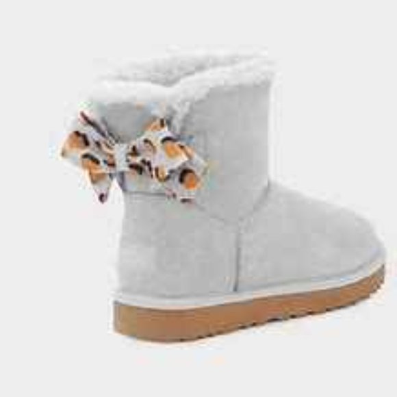 UGG Women's Mini Bailey Bow Retro Spots - Picture 2 of 5